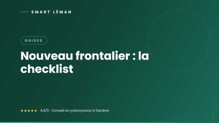 Nouveau frontalier : la checklist