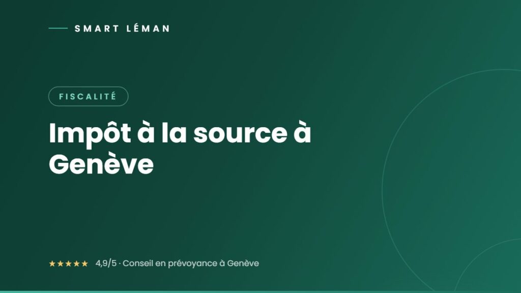 Impôt à la source à Genève