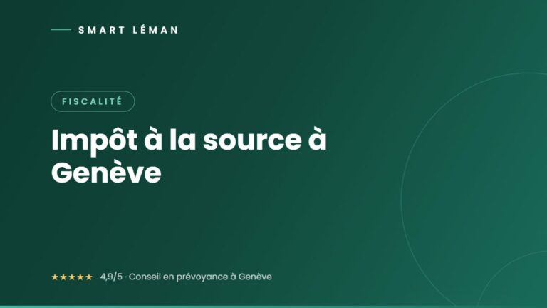Impôt à la source à Genève