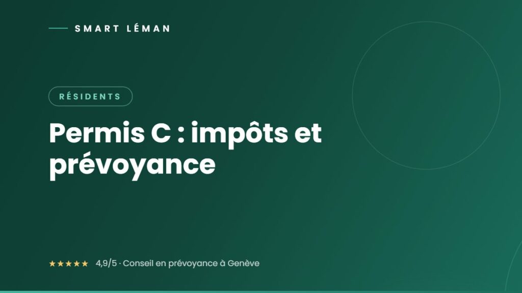 Permis C : impôts et prévoyance