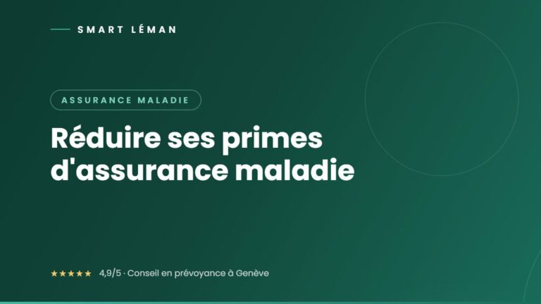 Réduire ses primes d'assurance maladie